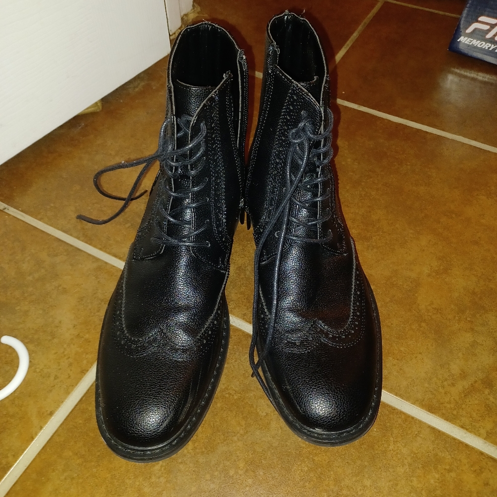 Black boots